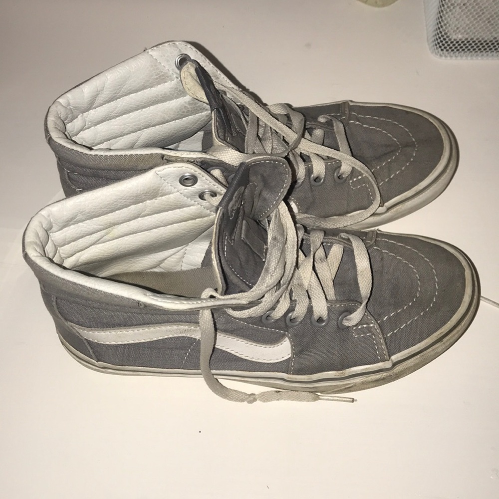Gray High Top Vans